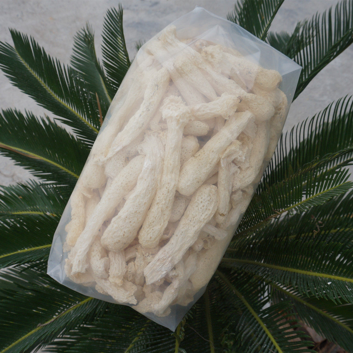 冠发天然特产竹荪干货野生竹笙杆子去裙无熏竹荪