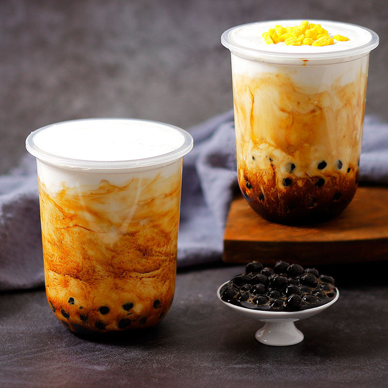 珍珠君聪焦香奶茶原料木薯薯粉焦糖脏脏珍珠奶茶粉