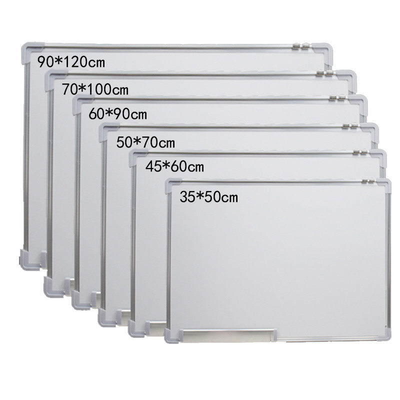 办公会议写字板小黑板家用教学儿童双面磁性公告栏 60 45 白板挂式