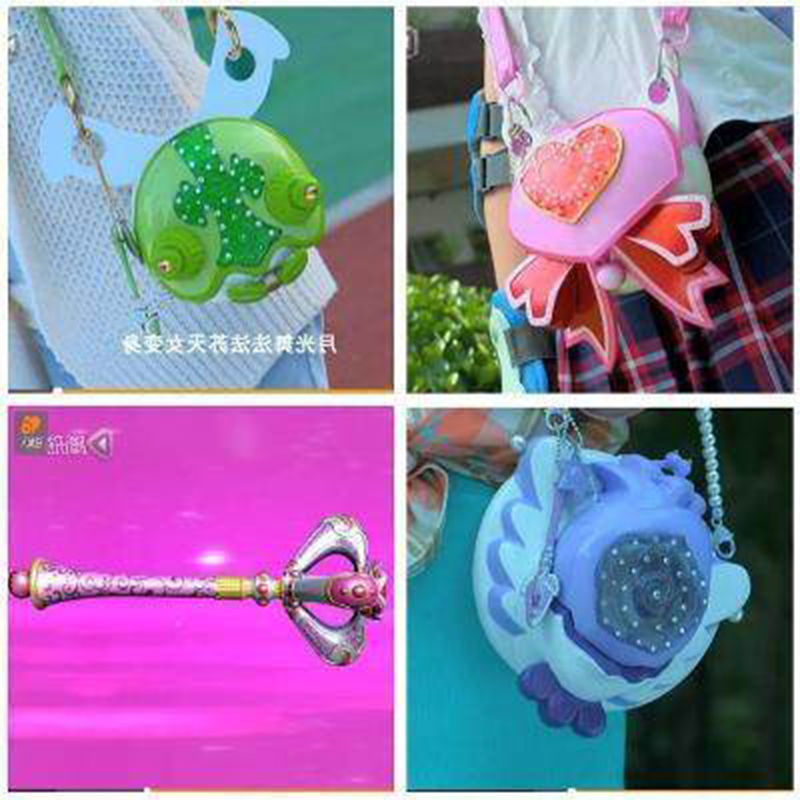 包朵儿童包儿童喵喵兔宝星包蜜雀舞法包包朵天女发光玩具