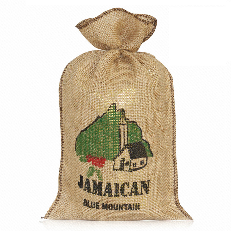 牙买加蓝山风味咖啡豆原装进口豆浓香可磨咖啡粉麻袋装454克一磅