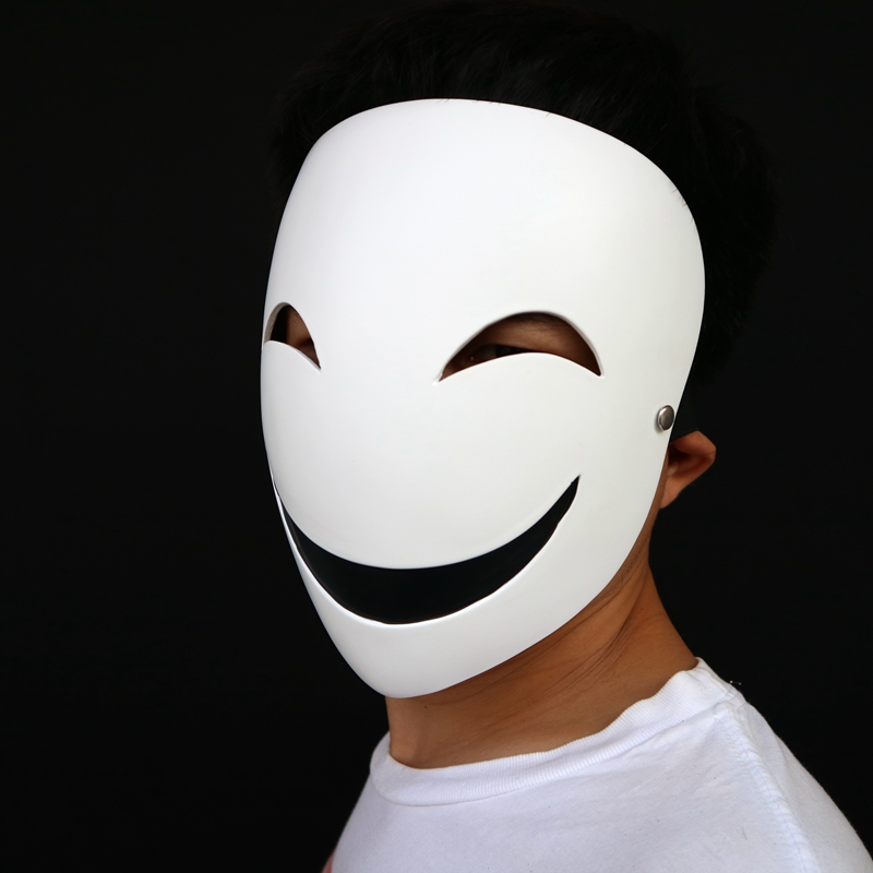 蛭子微笑面具万圣节派对道具化妆舞会演出用品漆黑的子弹影胤小丑