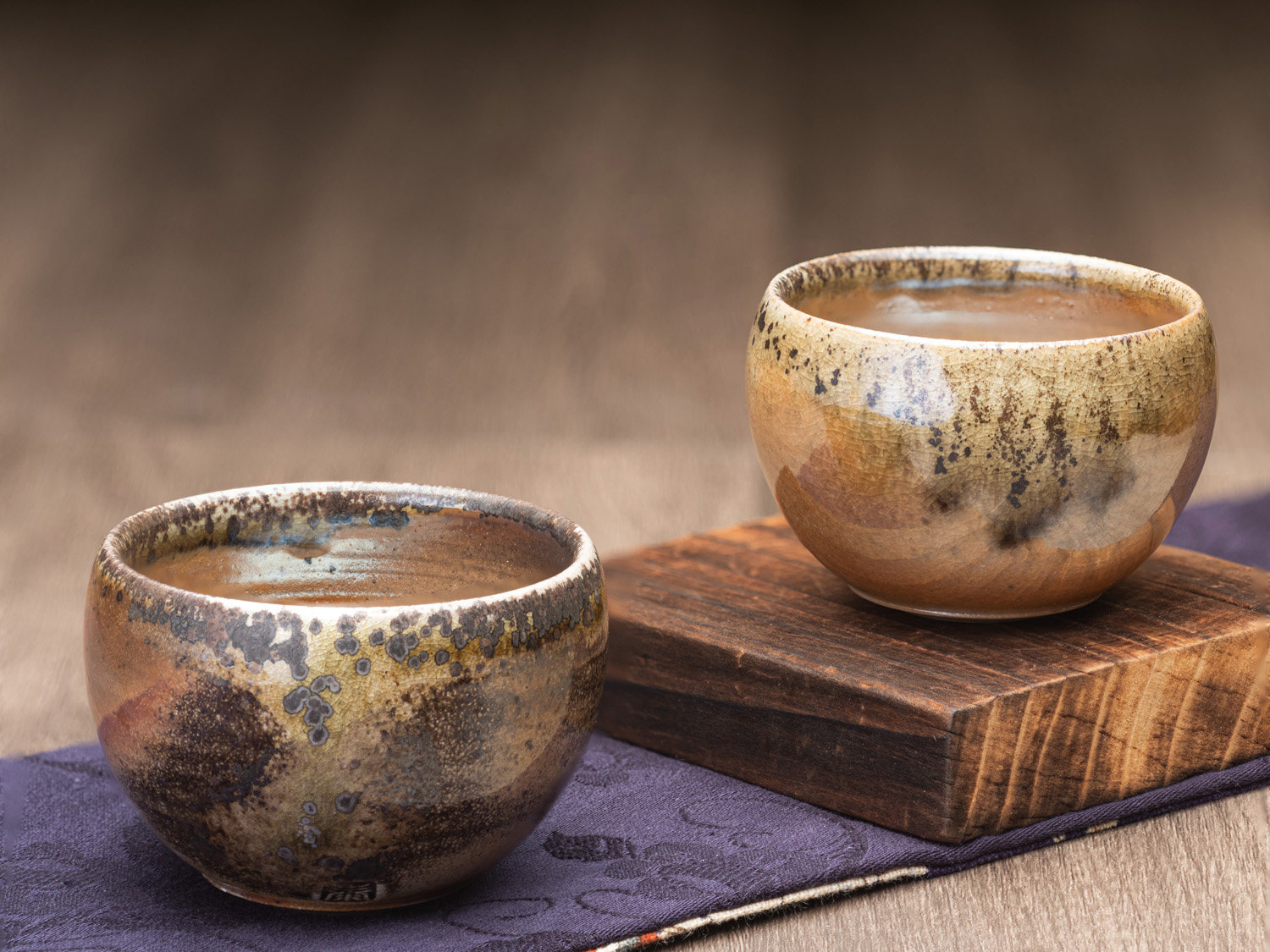 茶神柴烧吴泰亿柴烧圆杯蛋杯主人禅定杯名师手工软水茶杯