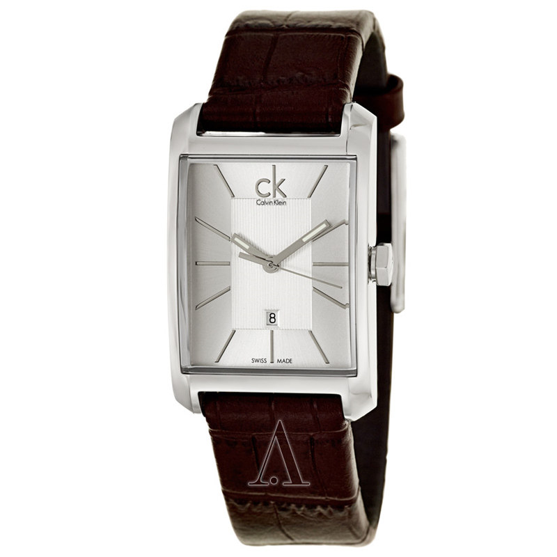 全球联保正品ck/calvin klein/k2m23126美国购方盘皮表带女士手表