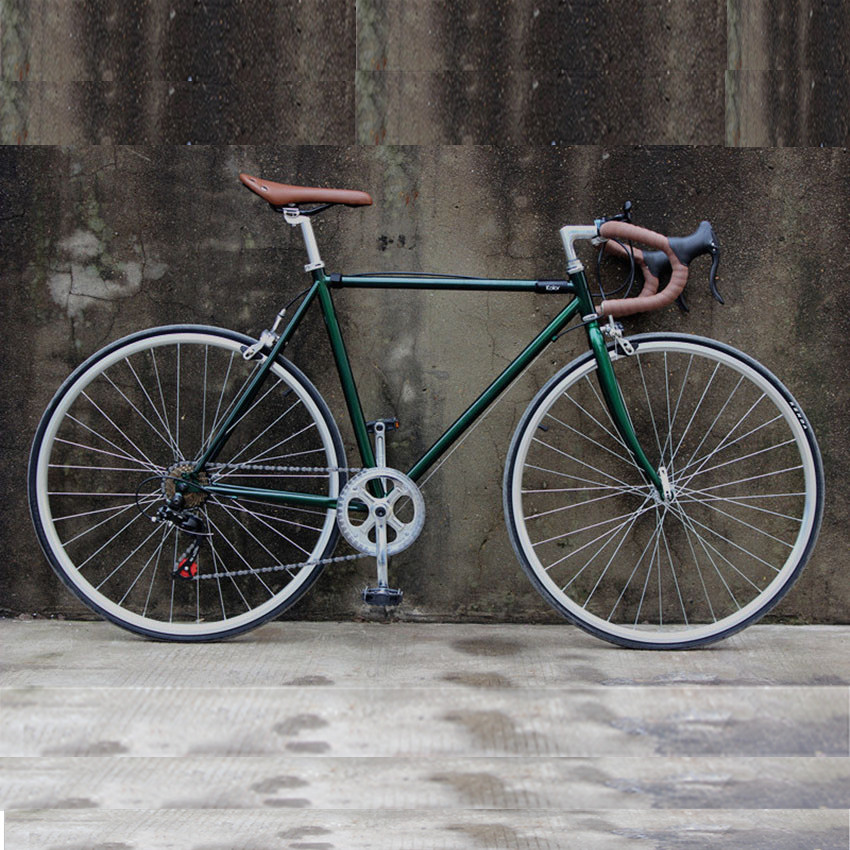 自行车包邮kolor700c公路复古邮政变速学生上班城市公路自行车