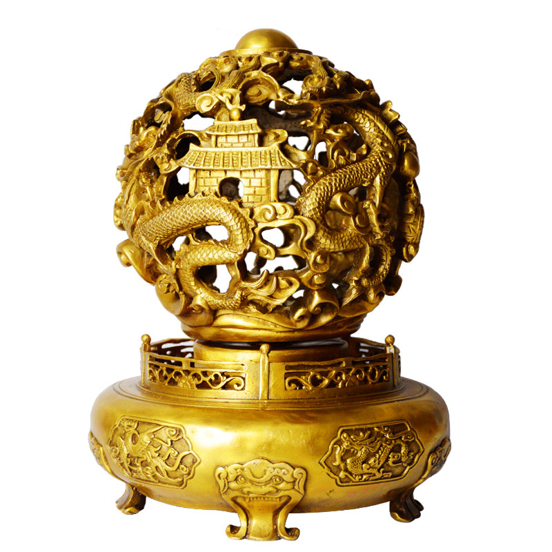 摆件特大铜制秘法九转乾坤摆件