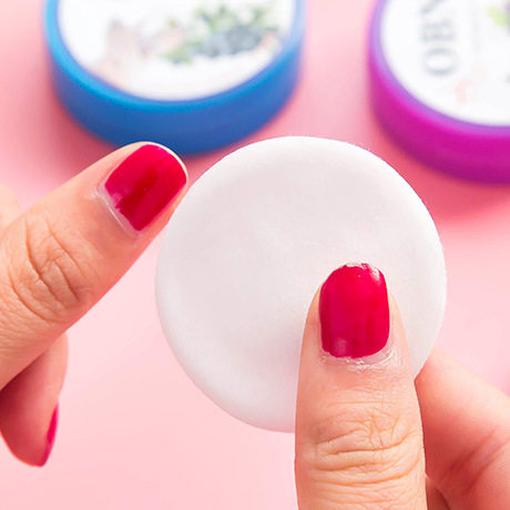 32片装油性卸甲巾水果味专用洗甲巾洗甲棉卸甲片美甲