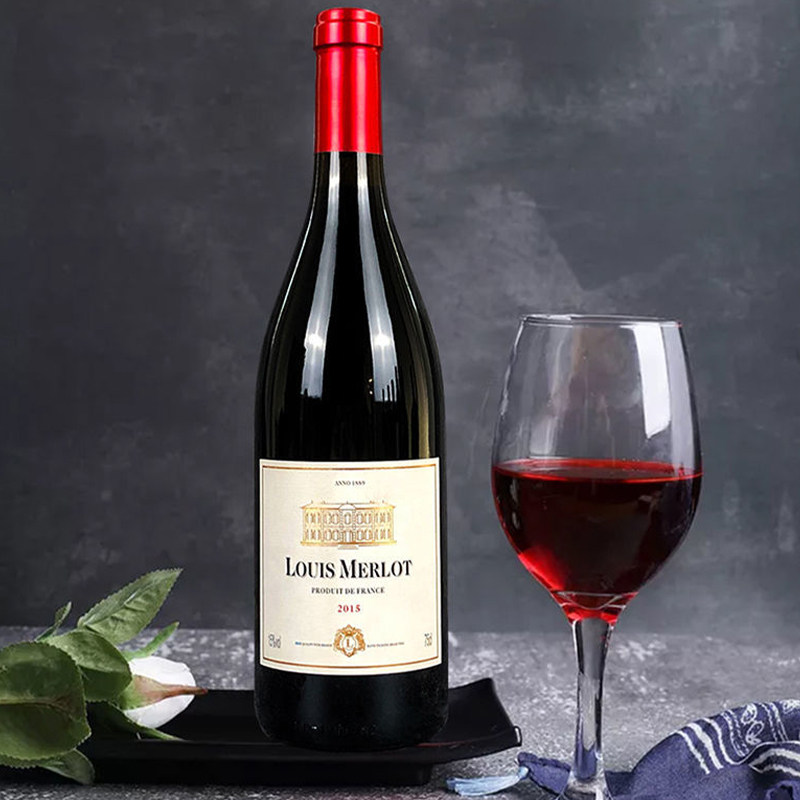 法国进口红酒路易易美露干红葡萄酒15%vol750ml干红静态葡萄酒