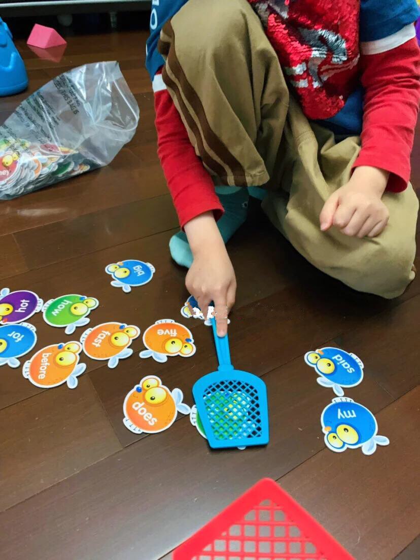 美国learningresources英语高频苍蝇拍益智幼儿园教具儿童桌面游戏类