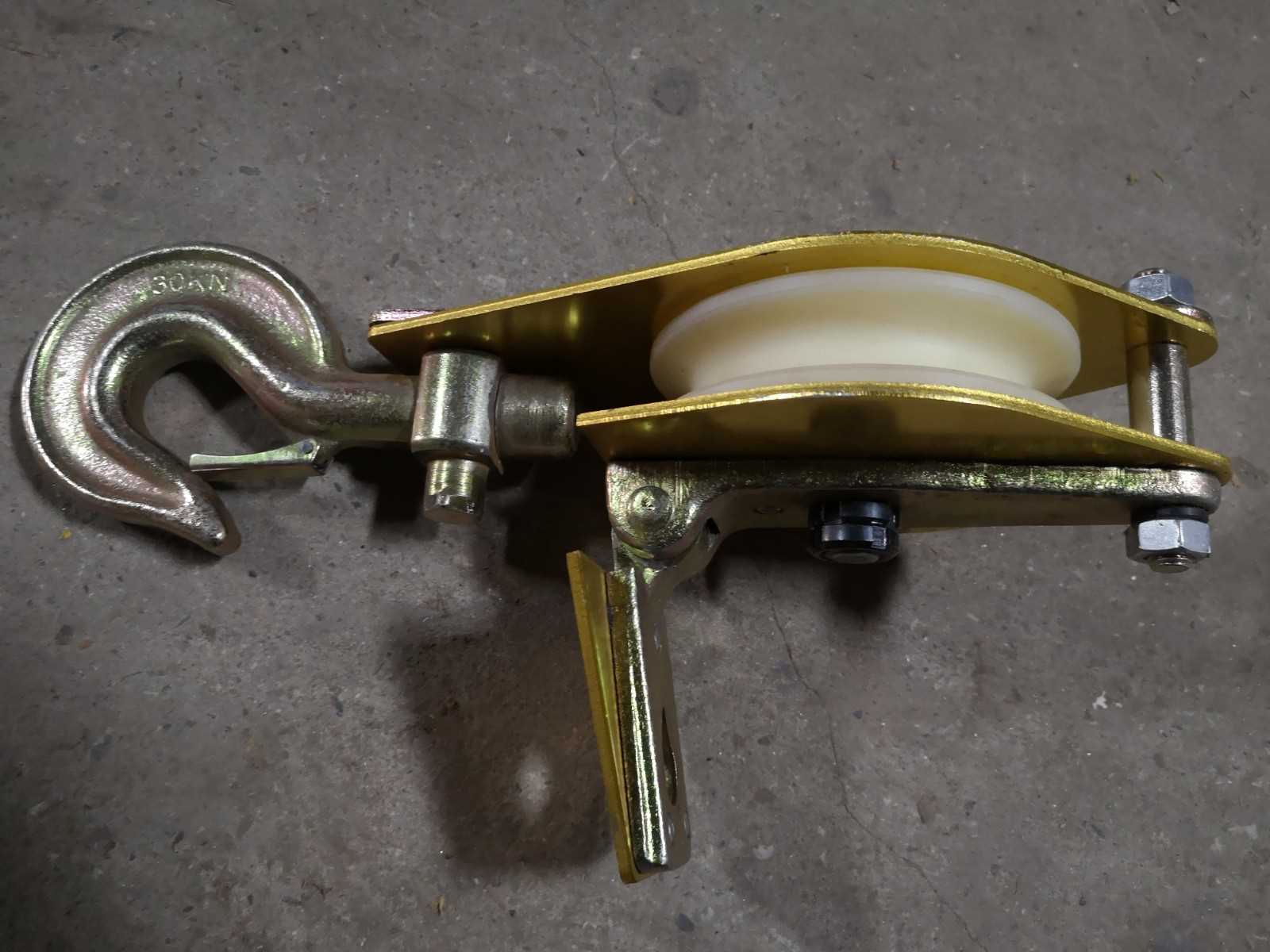 滑轮铝合金起重尼龙电缆吊滑车钩滑车电力专用起重滑车