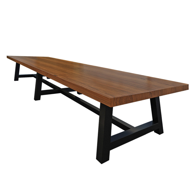 大型实木会议桌简约现代长桌培训洽谈桌椅组合长条桌工作台办公桌