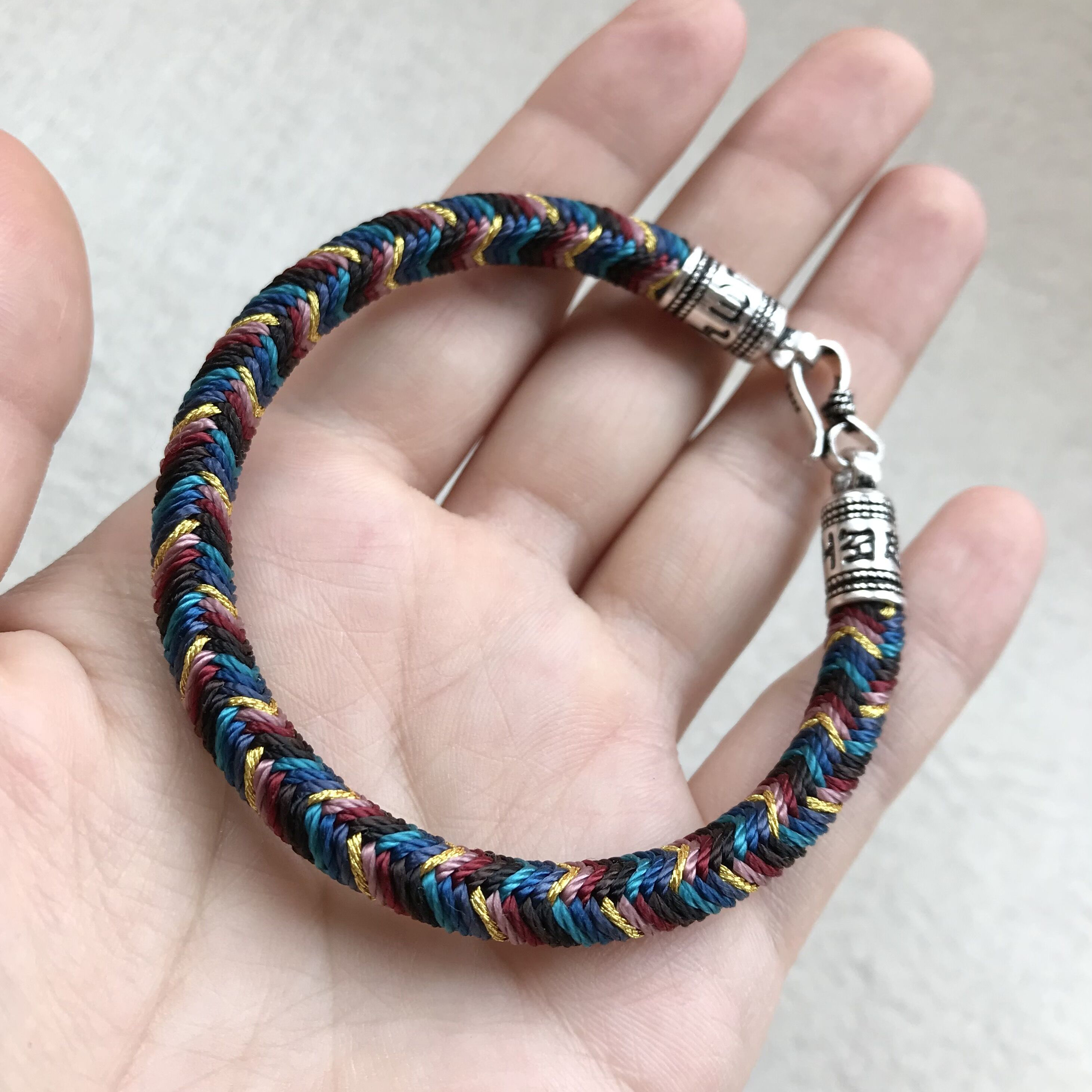 夜琉璃九乘迦叶金刚结手精工编织男女个性手链手链