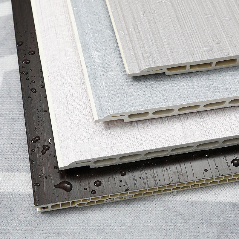 轻奢竹木纤维集成墙板板石墙裙护墙板pvc扣板集成板