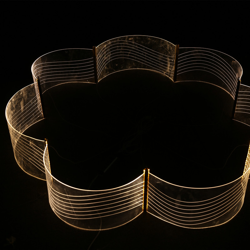 婚庆道具灯光亚克力灯片玫瑰吊顶圆环吊灯迎宾舞台五环之歌婚礼堂