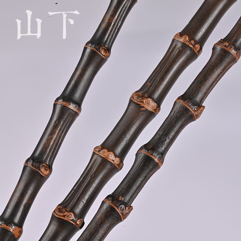 教鞭紫竹竹家天然实心老料竹根手把件老竹鞭竹编