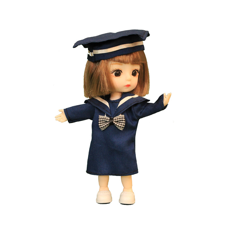 叮小马婚纱娃娃q萌换装bjd女孩套装ob11公仔人偶手办摆件潮玩礼物