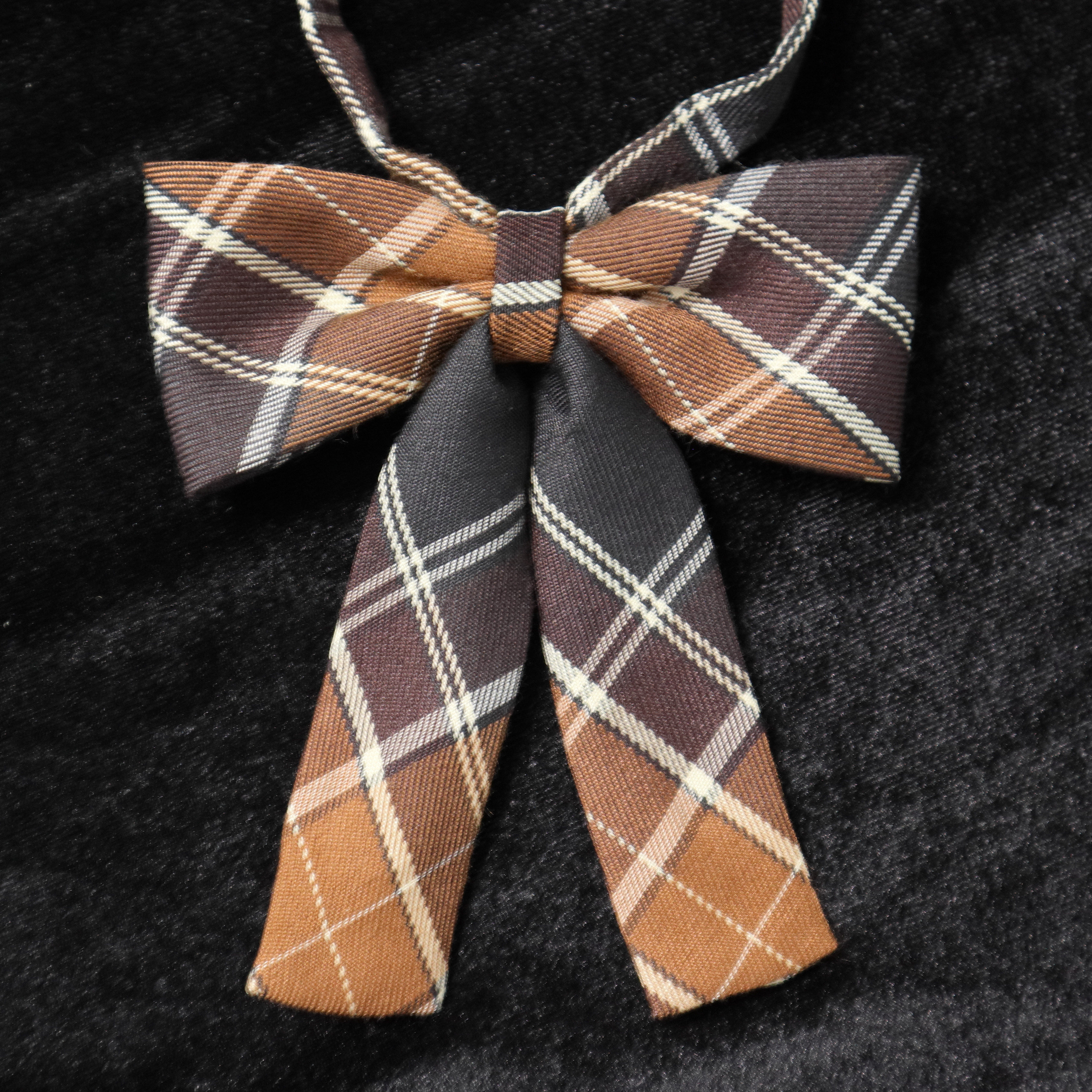 领结长柄平角校供jk现货布现货成品茶同格糖姜领结