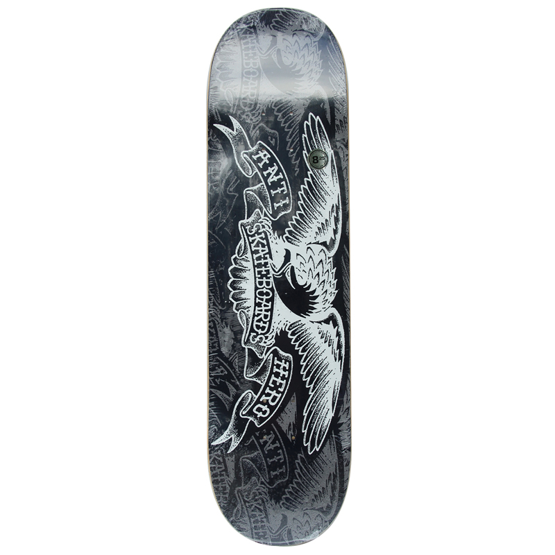 美国板面antihero滑板字体logo806包砂进口滑板