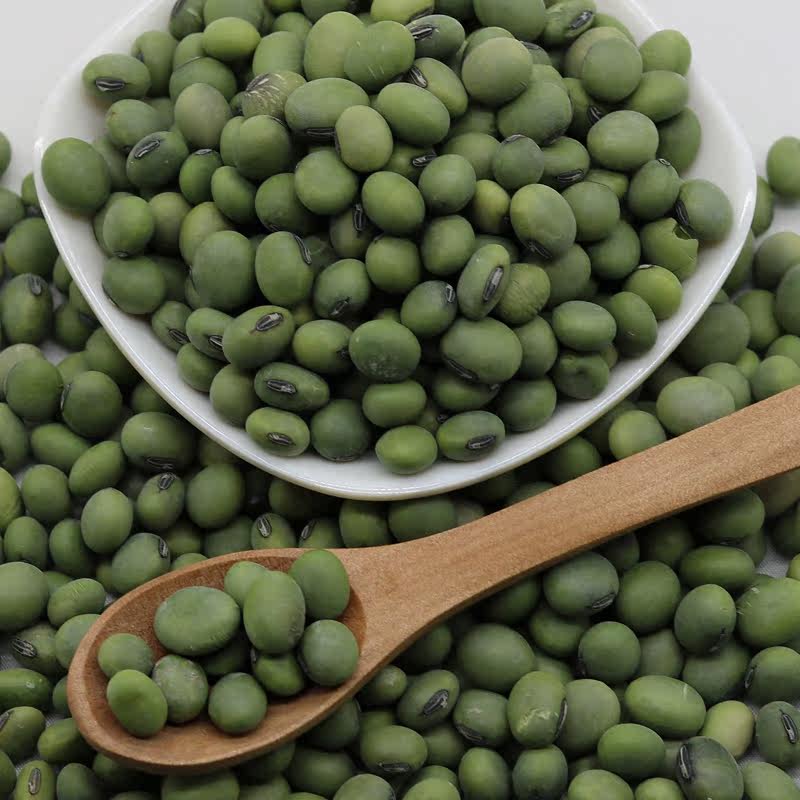 新大青豆农家自种生青豆干青豆大粒青豆绿色大豆青皮豆子散装250g