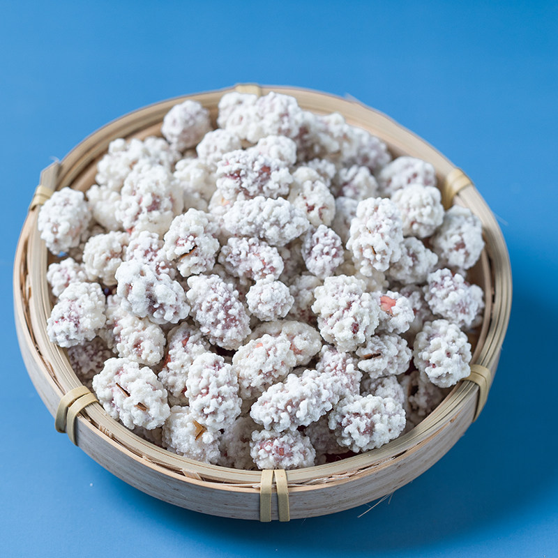 零食花生老式雪花205g赤峰瓜子怀旧糖衣5袋花生