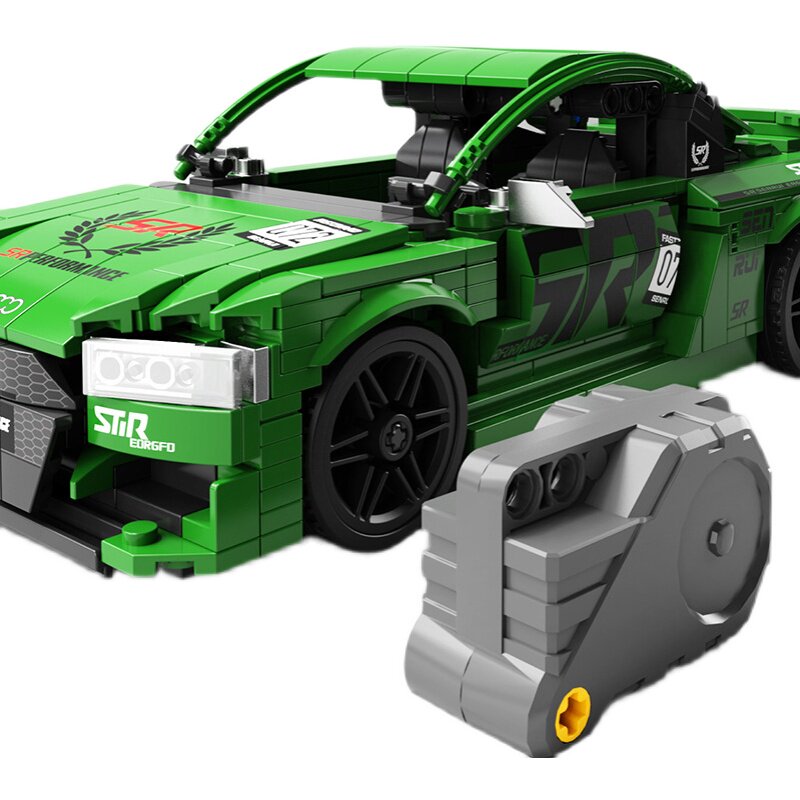兼容乐高中国积木奥迪ttrs男孩子拼装玩具汽车跑车塑料积木