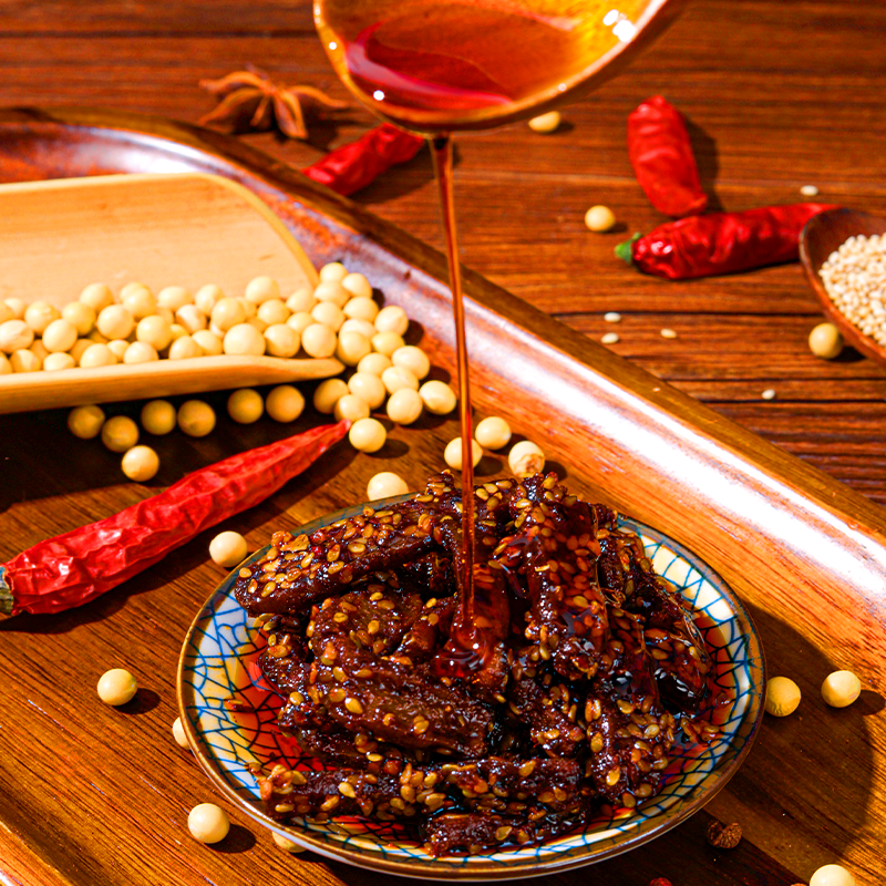 豆干重庆梦娃灯影老道江湖麻辣即食豆腐干200g豆腐干