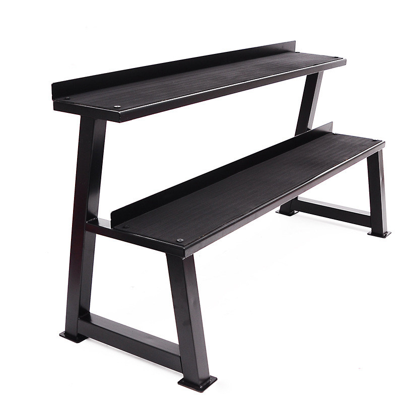 双层壶铃架多功能健身房商用私教工作室壶铃放置组合哑铃