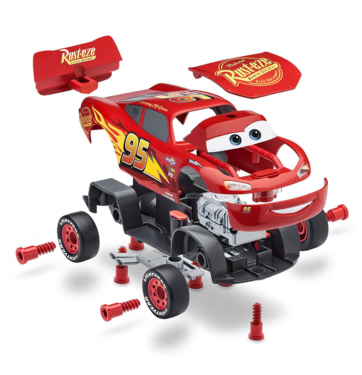 全球正品品包赛车总动员闪电麦昆动手组装声光惯性