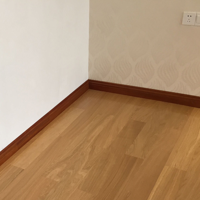 北欧实木踢脚线纯实木地脚线白色贴脚线墙角线地角线木地板踢脚板