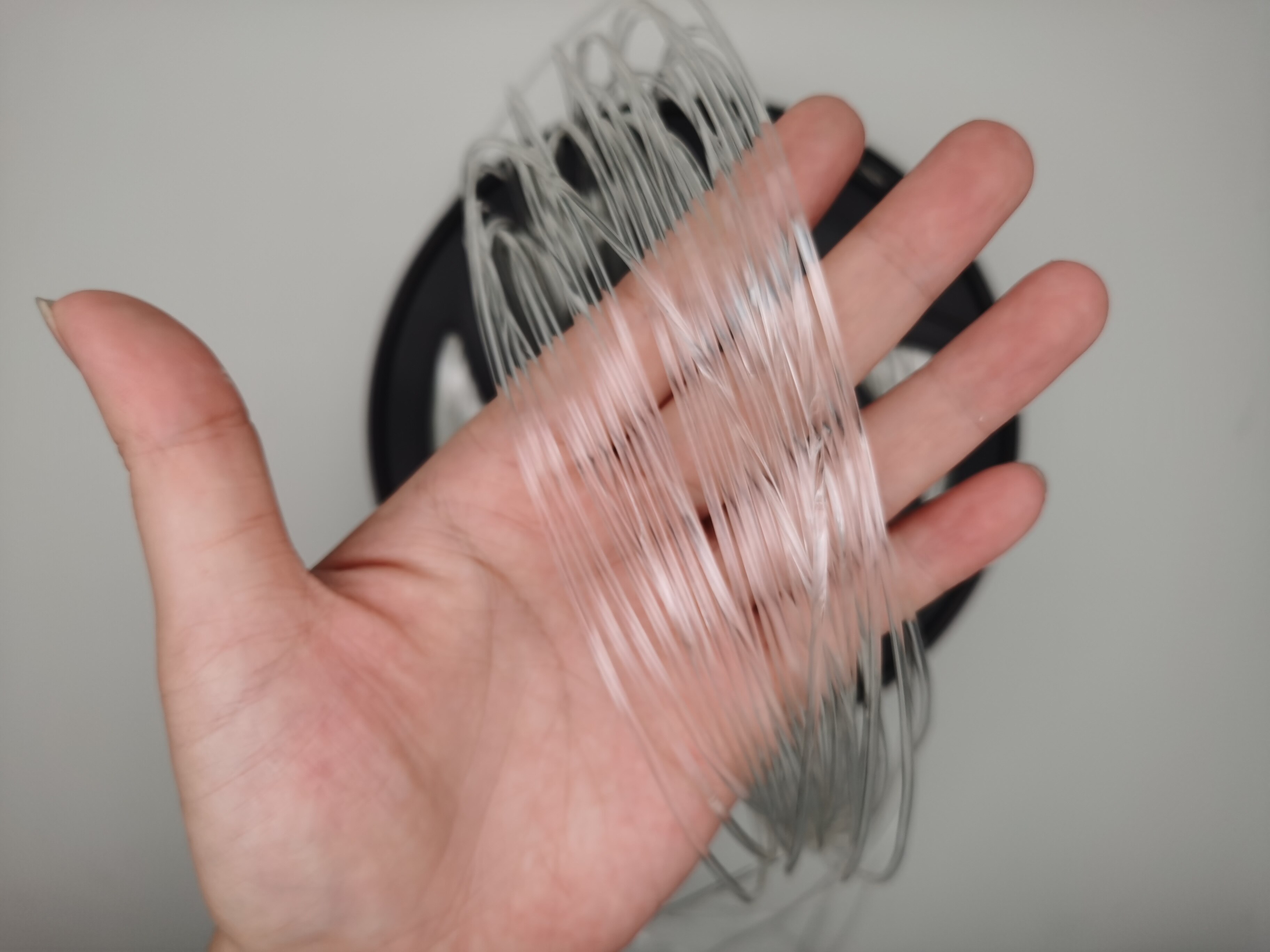 3d打印耗材petg广告发光字体体高光泽度高透明度3d打印机耗材