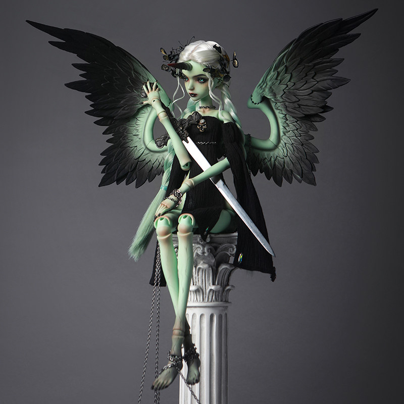 dollchateau尼可拉bjd娃娃4分女天使恶魔独角兽dc正版sd人偶