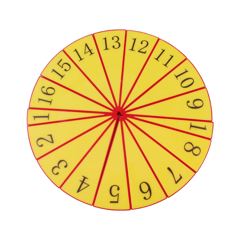 磁性16等分圆面积圆周率计算公式推导演示模型小学数学教具学具等分