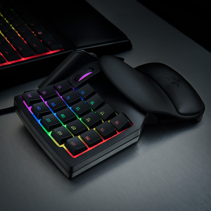 razer/雷蛇 塔洛斯魔蝎v2 单手游戏轻机械键盘左手电竞背光可编程
