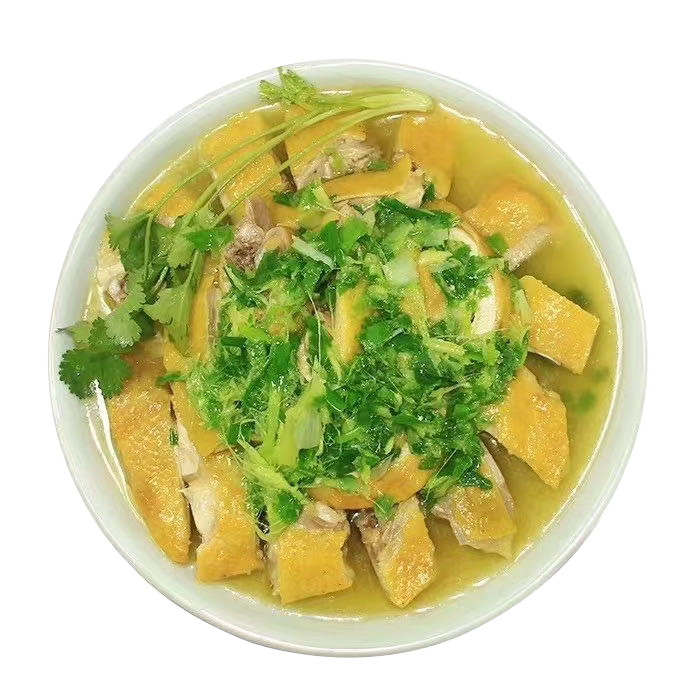 福建龙岩长汀河田鸡客家特产散养健康代餐即食盐酒白斩鸡飘香食品