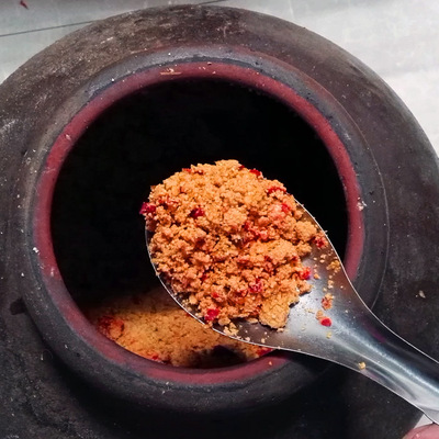 【生的】正宗杂炸胡椒辣椒 500g 无添加 炸渣鲊广椒湖北荆州特产