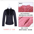 Down Jacket Women's Light White Duck Down Seamless Inner Liner Vertical Collar Lace Large Size Warm Popular Home Suit Rabbit Fur Collar Down Jacket Women's Light White Duck Down Seamless Inner Liner Vertical Collar Lace Large Size Warm Popular Home Suit Rabbit Fur Collar