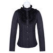 Down Jacket Women's Light White Duck Down Seamless Inner Liner Vertical Collar Lace Large Size Warm Popular Home Suit Rabbit Fur Collar Down Jacket Women's Light White Duck Down Seamless Inner Liner Vertical Collar Lace Large Size Warm Popular Home Suit Rabbit Fur Collar