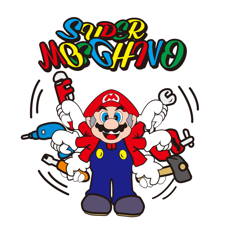 情怀超级马里奥兄弟防水玛丽游戏汽车装饰反光卡通创意汽车装饰贴