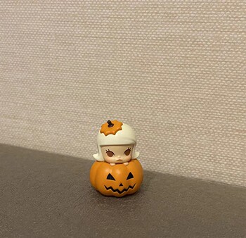 PTS Cute Halloween Pumpkin Series Classic Basic Sitting Series POPMART Bubble Mart Doll Ornaments