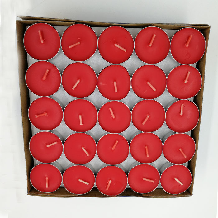 小红蜡烛酥油油灯无烟香薰茶蜡摆图表白婚庆熏香蜡烛原美容护肤