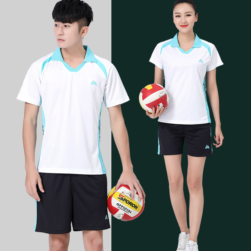 运动训练短袖球衣新款夏新款排球速干服装专用排球服