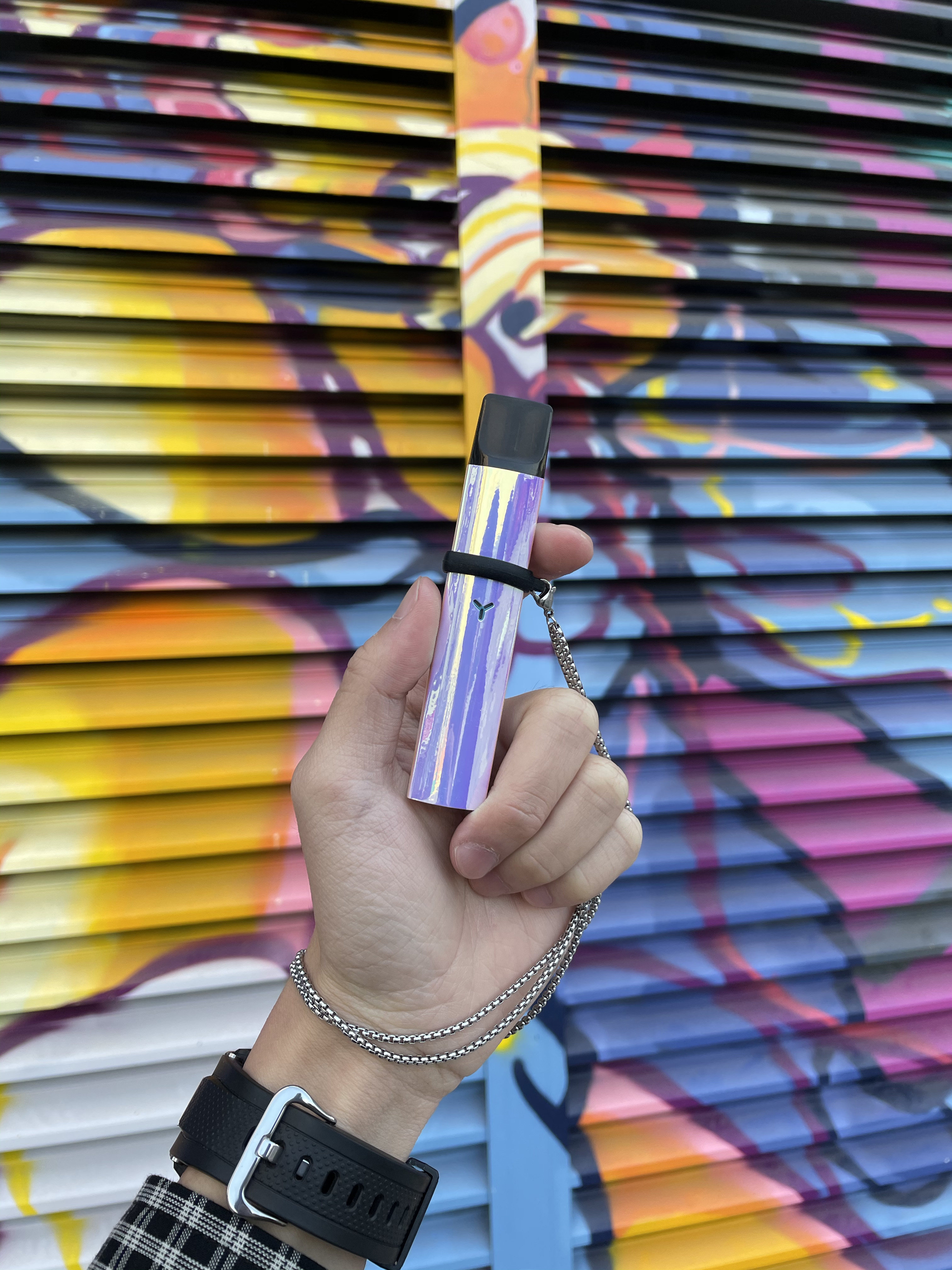 mini贴膜保护贴保护炫光烟贴yoozi纸烟杆贴yooz手机贴纸