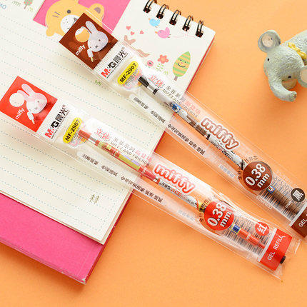 晨光文具中性笔替芯考试笔芯学习用品mf2907米菲替芯