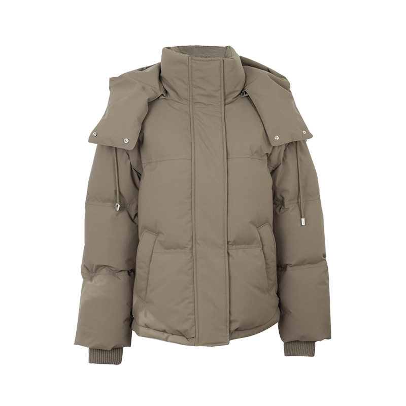 鸭绒防水防风工艺覆膜高充绒300ggrey白鸭绒羽绒服羽绒服