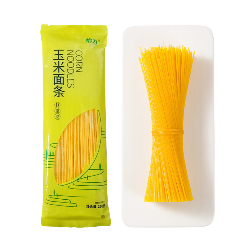 怡力脂肪玉米玉米面面条250克袋装面条