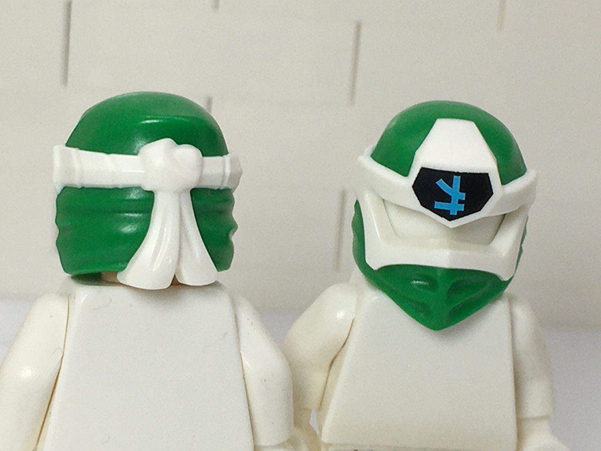 lego乐高幻影忍者劳埃德头发头盔帽子面罩其他人偶玩具