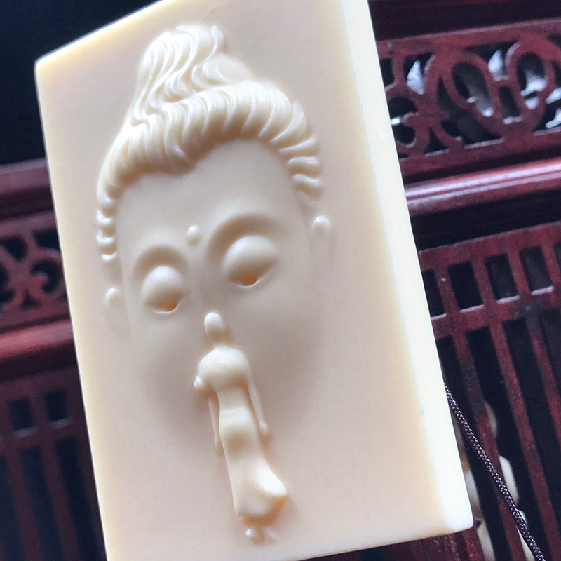 吊坠精雕象牙求佛项链佛像挂件保平平安挂坠项坠