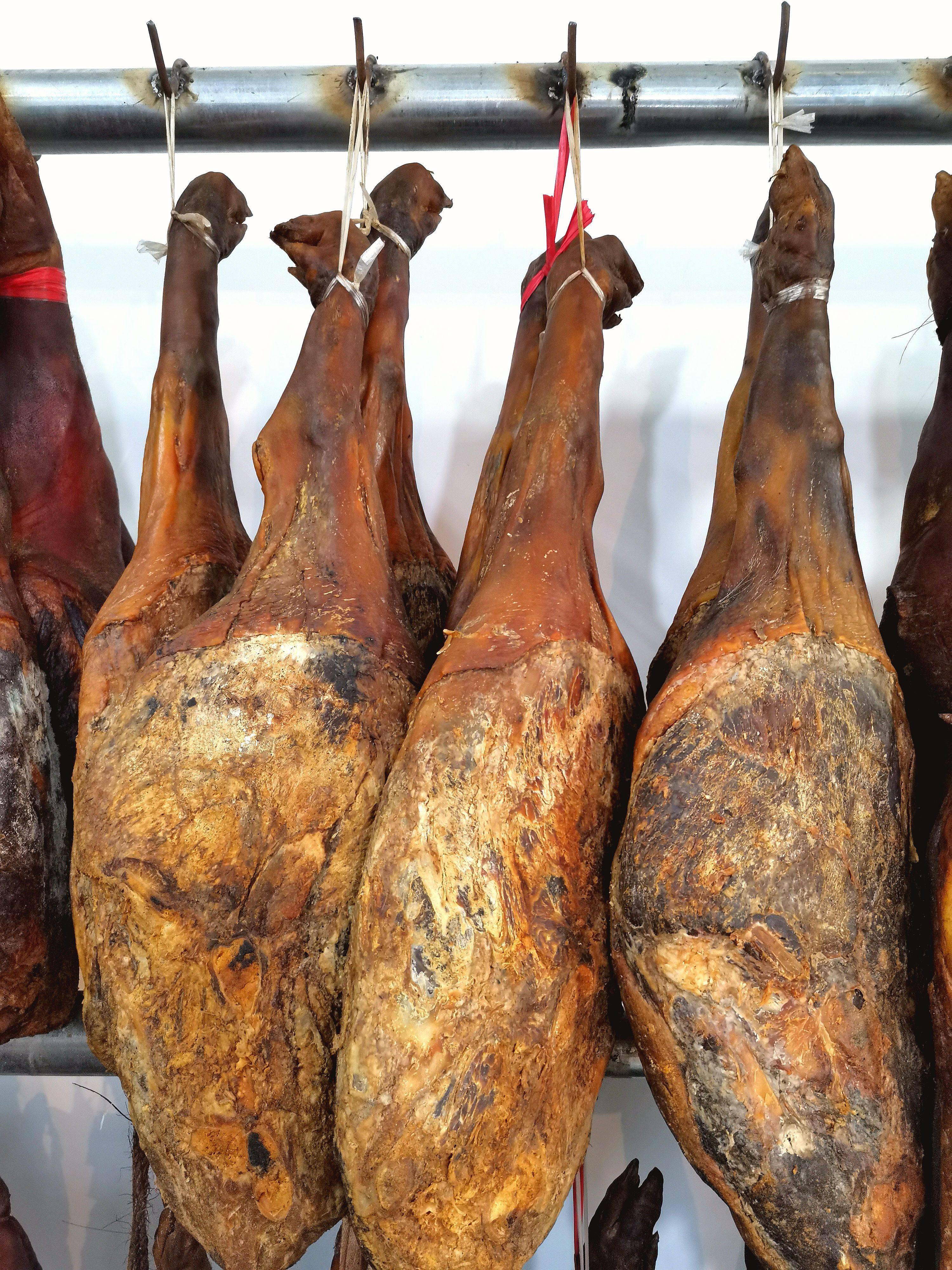 猪脚杆包农家柴火烟熏自制猪蹄贵州特产四川腌肉