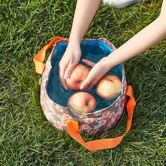 Travel outdoor portable collapsible folding basin basin travel bags feet feet buckets tour washbasin Travel outdoor portable collapsible folding basin basin travel bags feet feet buckets tour washbasin