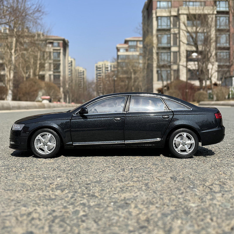 国产原厂1:18车模2009款奥迪a6l合金仿真汽车模型成人玩具收藏